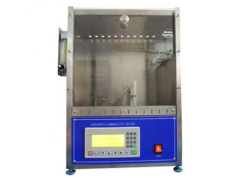 آزمون اشتعال 45 درجه احتراق پارچه نساجی